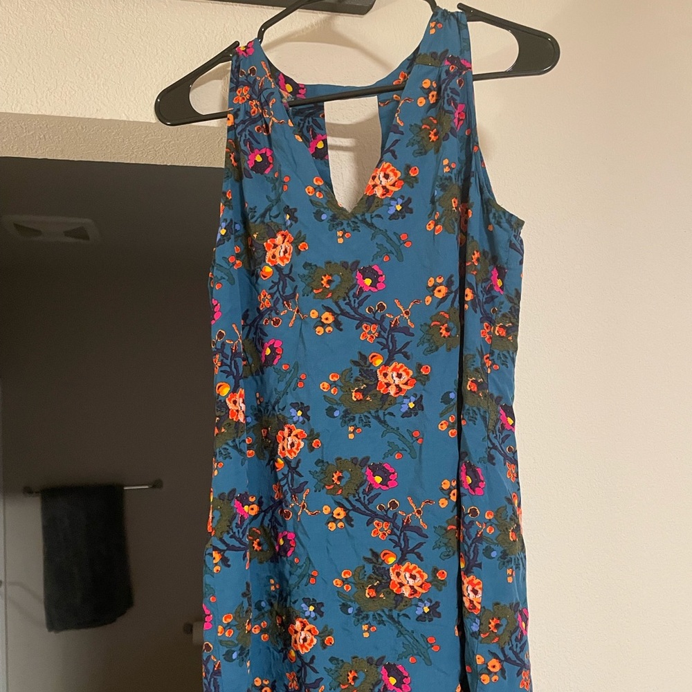 Old Navy Blue Floral Dress